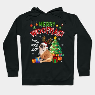 Bulldog Merry Woofmas Awesome Christmas Hoodie